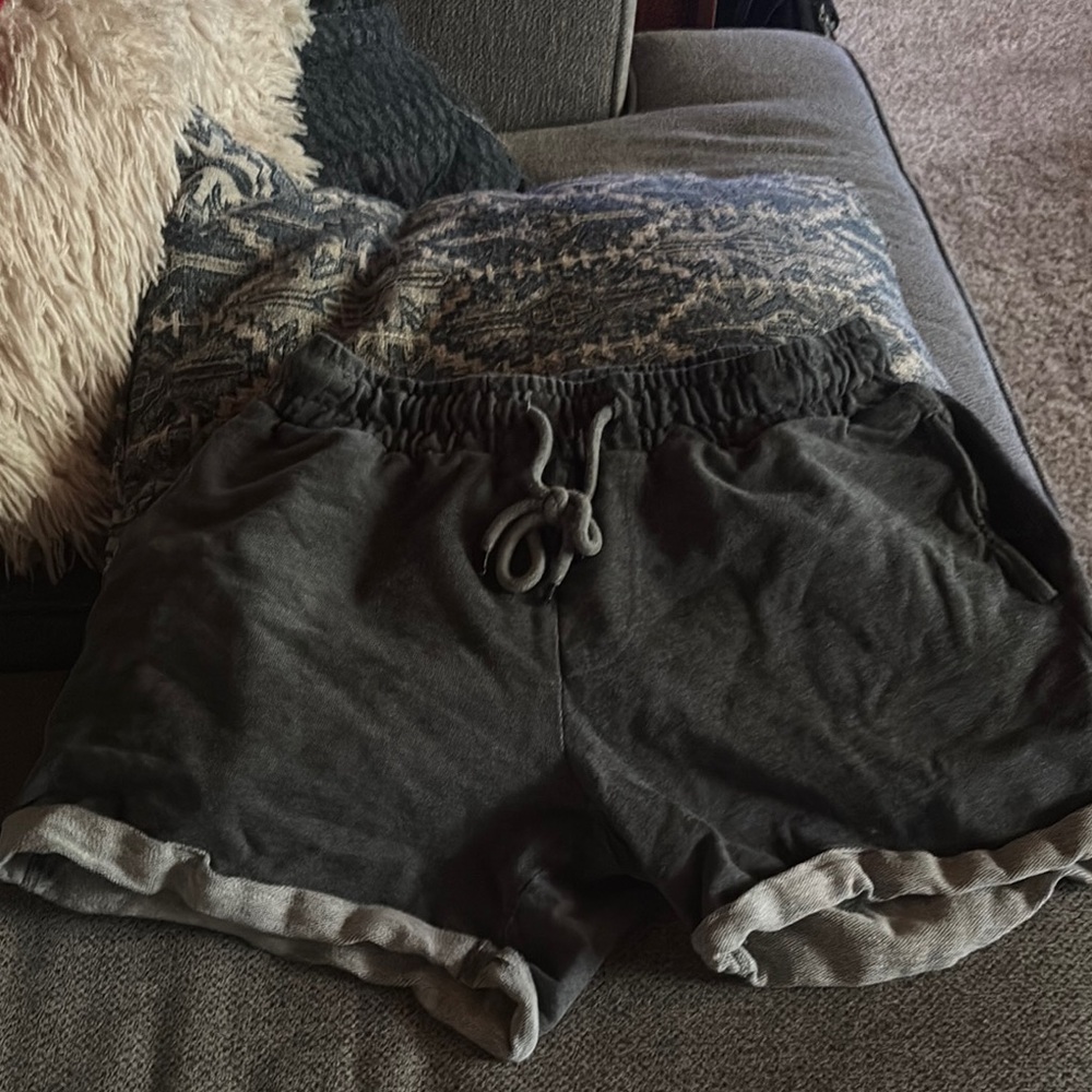 Women's Gray Casual Shorts